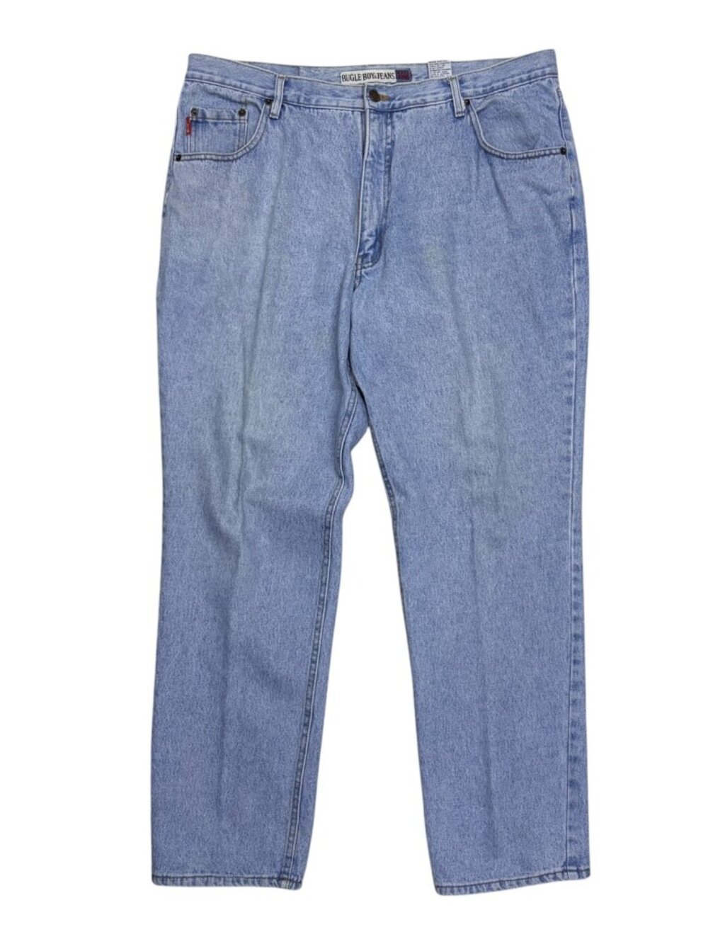 BUGLE BOY Jeans Vintage 90s Denim Light Wash Casual Retro Pants Mens 40x32